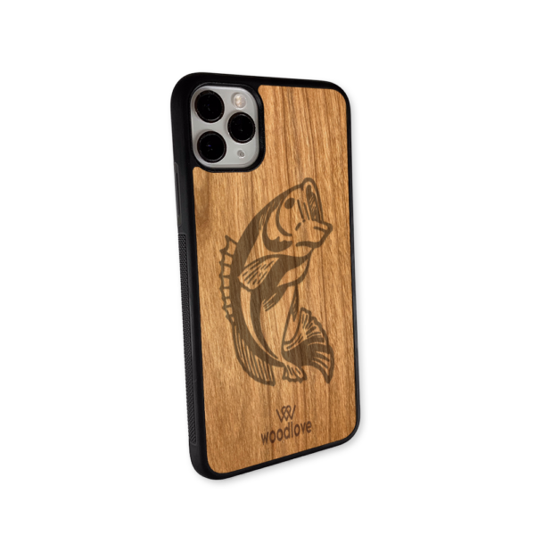 Woodlove Case x Bass Fish #1 – Fa telefontok (Cseresznye)