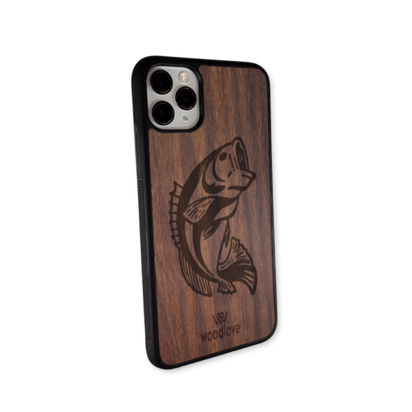 Woodlove Case x Bass Fish #1 – Fa telefontok (Dió)